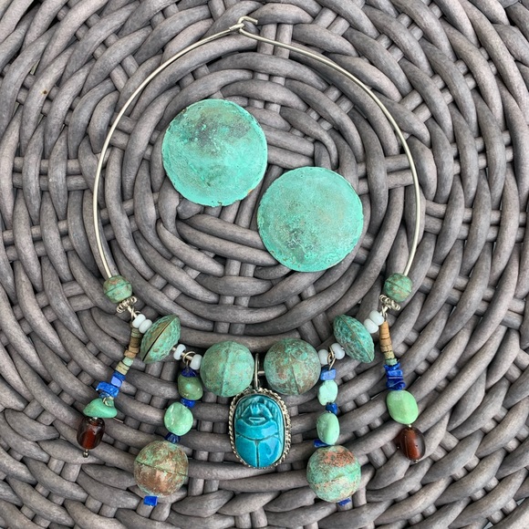 One of a Kind Necklace & Earring Set
